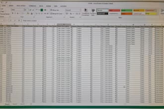 do data entry excel processing