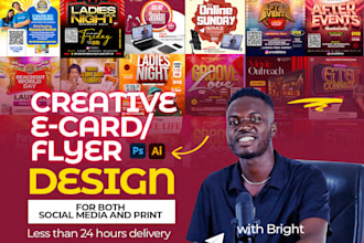 do amazing ecard or flyer design