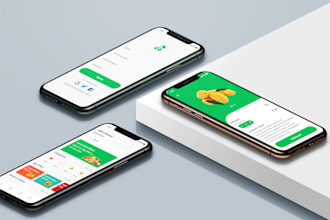 design modern mobile app UI UX design, website UI UX design