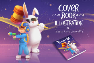 create captivating book cover illustrations that stand out
