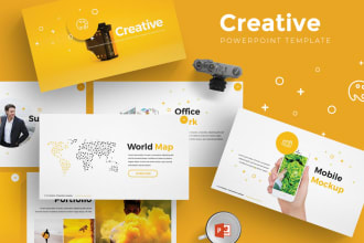 design and redesign business powerpoint presentation with infographics