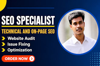 do on page, technical SEO optimization and gsc issues fixing