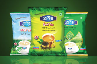 do pouch packaging design and 3d mockup