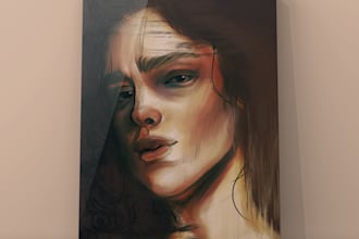 draw a customized digital portrait