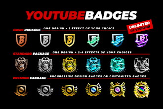 make youtube member badges design