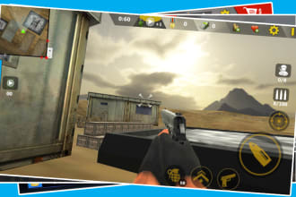 provide android action game apk and aab and icons ready to publish