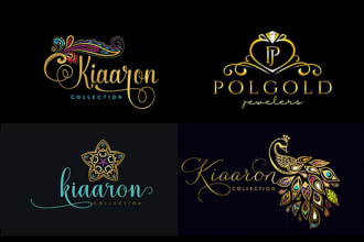do luxury fashion jewelry signature and clothing brand logo