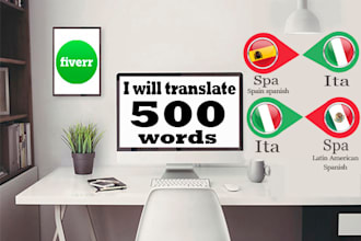 translate your texts from spanish to italian and vice versa