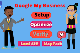 setup google business profile and optimize with local SEO