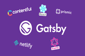develop website using gatsby and cms