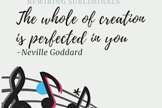 create powerful customized subliminals with your affirmations