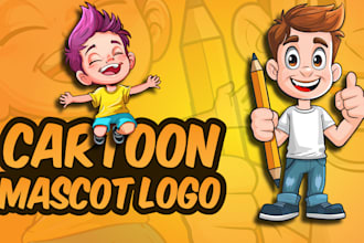 create a professional character, mascot, cartoon logo