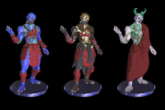 character models for video games