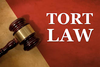 do drafting and give advice related to law of tort