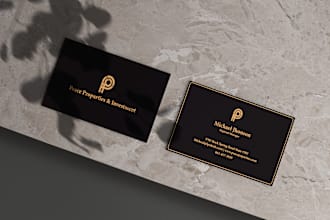 do professional, trendy business card design