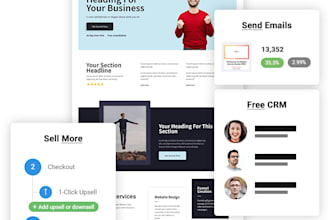 setup a saas funnel business like clickfunnel