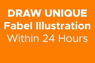 draw unique fabel ilustrator
