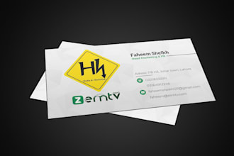 design business card and stationery items for your brand
