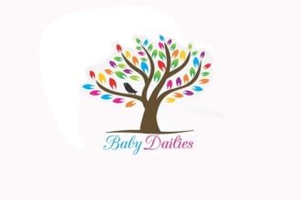 design baby book logo in 1 day