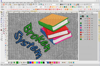 do flat, logo, patch, puff, complex, hats, lettering, embroidery design digitize
