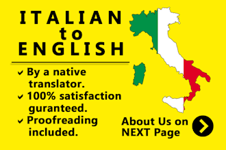translate italian to english or english to italian manually