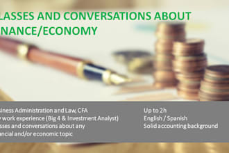 do classes and conversations about finance or economy