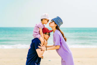 touch up, edit holiday photo and vacation photo