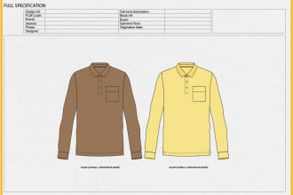 do fashion apparel tech pack for commercial use