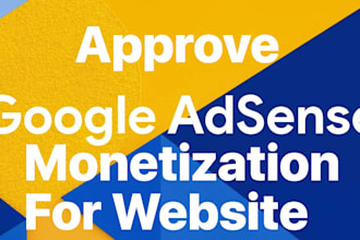 approve your website for google adsense monetization