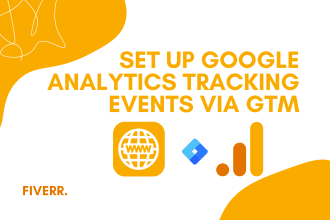 set up google analytics tracking events via GTM within 24 hours