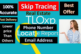 do bulk plus skip tracing for real estate business low price