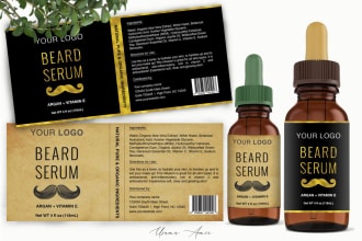 design product label or 3d mock up