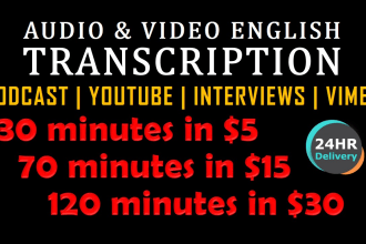 transcribe youtube podcast interview audio video transcription