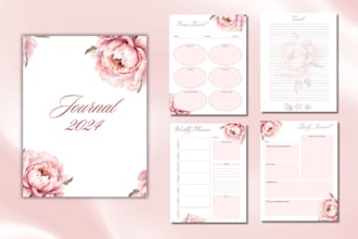 design planner, notebook, journal cover