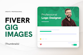 design thumbnails for your fiverr gig
