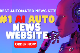 create the best automated ai news website and tools to monetize for earnings