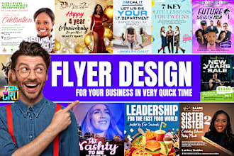 design professional event flyers in a very quick time
