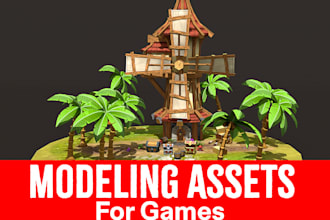 make low poly 3d assets and environments in blender