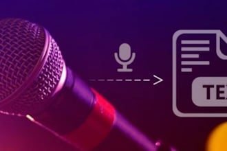 do audio transcription for you