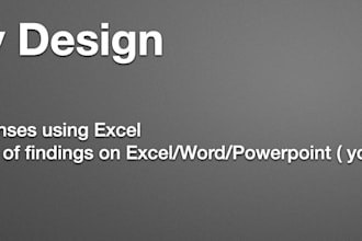 design surveys and analyze the responses