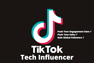 promote your tech brand as a tiktok influencer
