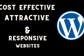 be a creator of a cost effective attractive and responsive website for you