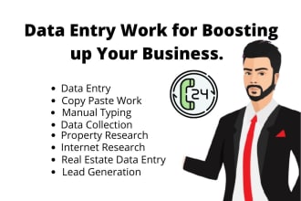 data entry work for boosting up your business USA company