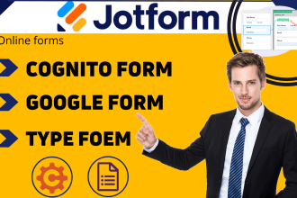 create jotform cognito form google form and online form