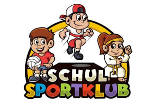 create a clean beautiful sports club logo design