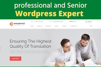design wordpress elementor pro website blog landing page