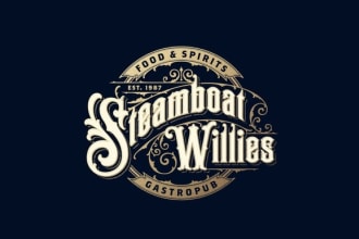 make a modern bar and nightclub logo with express delivery
