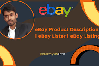 write ebay SEO product description, ebay dropshipping, ebay listing, ebay lister