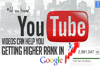rank your video to page 1 on youtube or other site
