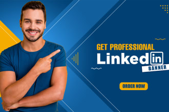 create a perfect linkedin banner, cover, header